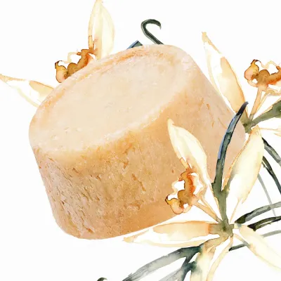 Твердый шампунь "Ваниль" для светлых волос, 55 гр. Green Era, изображение 3