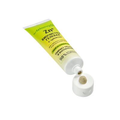 Биочистка гелевая с цинком MineraLife природный скраб для глубокого очищения и детокса кожи лица БиоБьюти, 80 мл, Варианты: Биочистка гелевая с цинком MineraLife, изображение 2