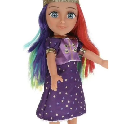 Кукла Соня 32 см. (Царевны) радужные волосы (Карапуз)