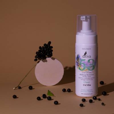 Пенка 2 в 1 для очищения и снятия макияжа №53 для всех типов кожи, с моющими компонентами овса и сахарного тростника Sativa, 165 мл, Варианты: Пенка 2 в 1 для очищения и снятия макияжа №53, изображение 2 от магазина Брами Маркет Пенка 2 в 1 для очищения и снятия макияжа №53 для всех типов кожи, с моющими компонентами овса и сахарного тростника Sativa, 165 мл, Варианты: Пенка 2 в 1 для очищения и снятия макияжа №53, изображение 2