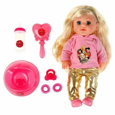 Пупс 30 см. (Царевны) 45 фраз, 6 аксессуаров (Карапуз)