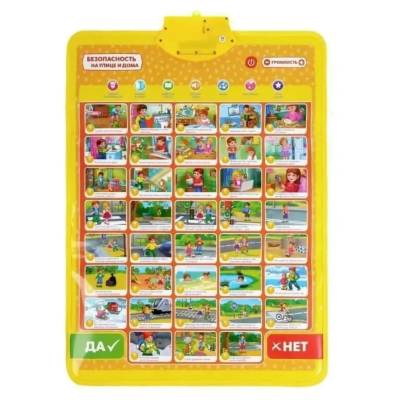 Двухсторонний плакат. Азбука безопасности на улице и дома