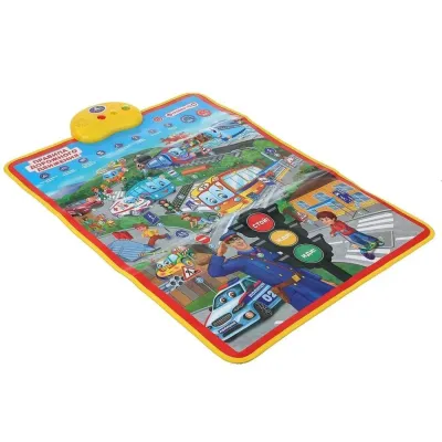 Двухсторонний плакат. Правила Дорожного движения. Русско-английская азбука