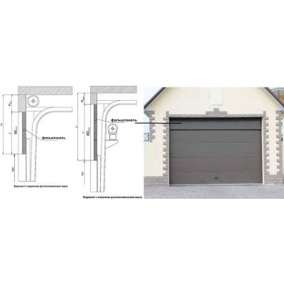 Фальш-панель DAMAST 20001 с алюминиевой окантовкой для секционных ворот, изображение 3