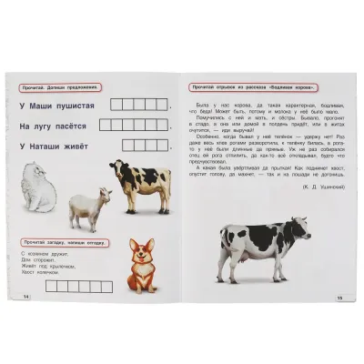 Годовой курс 6-7 лет. Звуки и буквы, Счет, Развитие логики. Умка