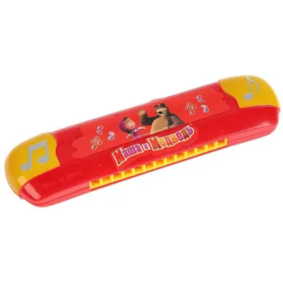 Губная гармошка. Маша и медведь. (Играем вместе)