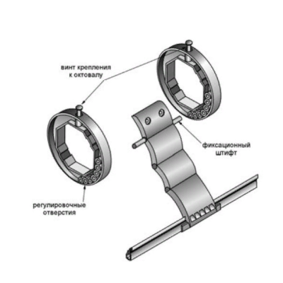 Ригель блокирующий ALUTECH RGM3 для роллет 3-х секционный, изображение 6