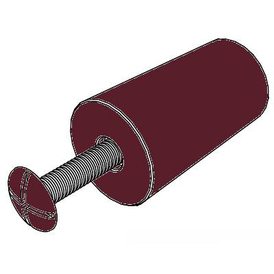 Стопор DOORHAN RS07 бордовый, Цвет: бордовый