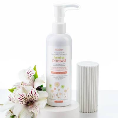 Интимное гидрофильное масло "Femina ОЛИВИЯ" с экстрактами целебных трав KLEONA, 150 мл, Варианты: Интимное гидрофильное масло Femina Оливия, изображение 2