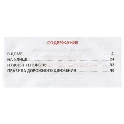 Правила безопасности, Дружинина М.