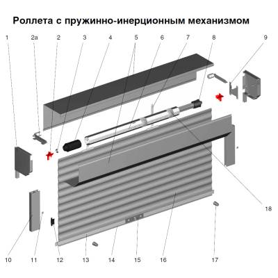 Направляющее устройство DOORHAN RU6501 белое, Цвет: белый, изображение 3
