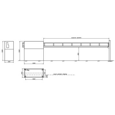 Антивандальный шлагбаум откатного типа БРАМИ ШАО-6000, Длина стрелы: 7320, изображение 3