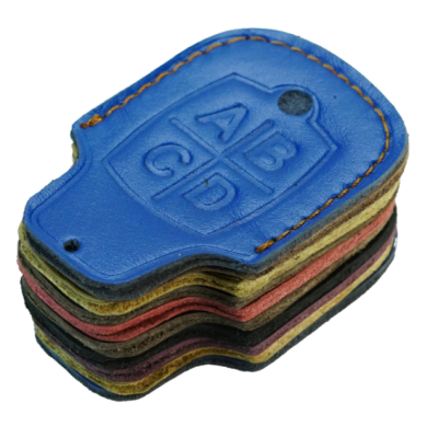 Чехол из натуральной кожи для пультов в корпусах E и К синий, Цвет: синий, изображение 3