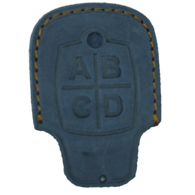 Чехол из натуральной кожи для пультов в корпусах E и К синий, Цвет: синий, изображение 4