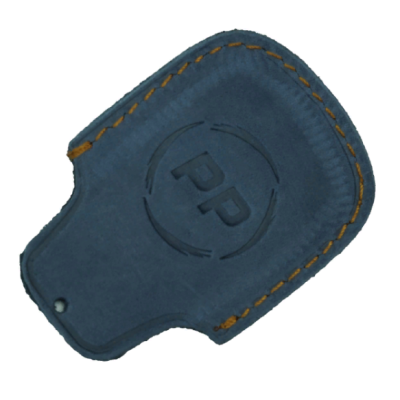 Чехол из натуральной кожи для пультов в корпусах E и К синий, Цвет: синий, изображение 5