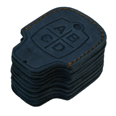 Чехол из натуральной кожи для пультов в корпусах E и К синий, Цвет: синий, изображение 6