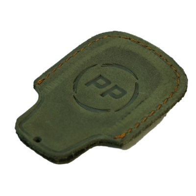 Чехол из натуральной кожи для пультов в корпусах E и К зеленый, Цвет: зеленый, изображение 2