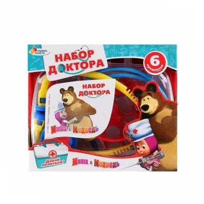 Маша и медведь. Набор доктора (6 предметов)