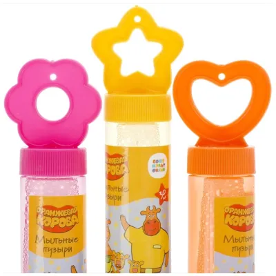 Мыльные пузыри Оранжевая корова. 3*30мл ( Союзмультфильм)