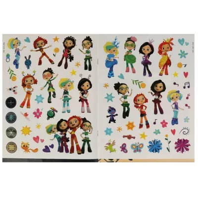 Наклейки перевертыши 2 в 1 Сказочный Патруль, Супердевчонки, суперкоманда. УМКА