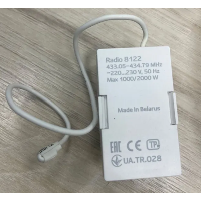 Приемник одноканальный NERO Radio 8122 для управления нагрузкой до 2 кВт, изображение 4