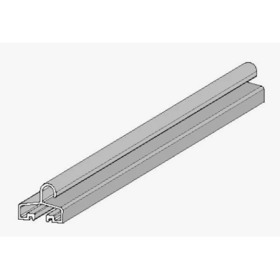 DoorHan профиль концевой RA45KN015 черный