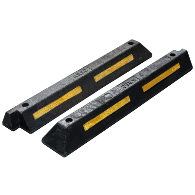 Колесоотбойник композитный Arec КО-1000 комплект из 2-х частей, черный, изображение 2