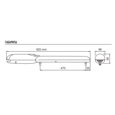 NICE WG3524HSBDKIT — для автоматизации распашных ворот со створками шириной до 3 м и массой до 200кг, изображение 2