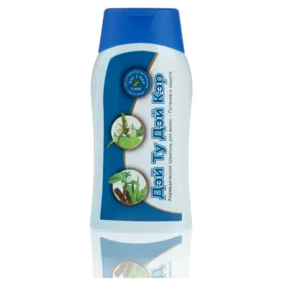 Аюрведический шампунь Day 2 Day Care (Дэй Ту Дэй Кэр). Питание и защита 200 мл. Артикул: D2DSAMPIZ, изображение 3