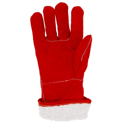 Утепленные краги сварщика ТРЭК, спилковые, пятипалые, изображение 4