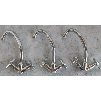 Смеситель для мойки aQuaDv, 0021-02 с большим изливом, Варианты: смеситель 0021-02, изображение 4