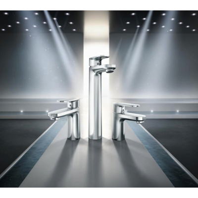 Vernis Blend смеситель для раковины, однорычажный, 70 со сливным гарнитуром, Варианты: смеситель хром 71550000, изображение 7