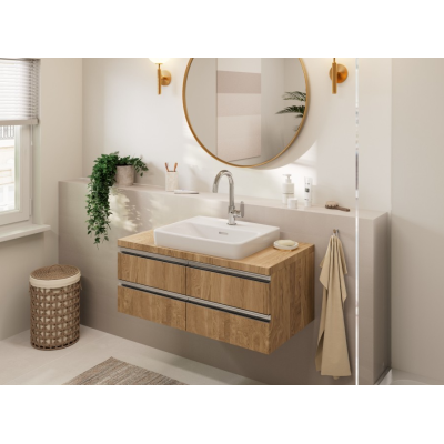 Hansgrohe Vernis Blend смеситель для раковины, однорычажный, 210, с поворотным изливом и сливным гарнитуром хром 71554000, изображение 4