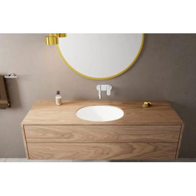 Hansgrohe Vernis Blend смеситель 71576000 для раковины, однорычажный, скрытого монтажа, настенный, с изливом 20,7 см, Варианты: смеситель хром 71576000, изображение 3