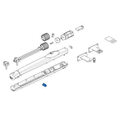 CAME 119RID270 упоры механические для приводов распашных ворот серии AMICO, изображение 3