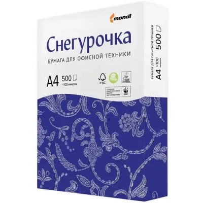 Бумага для офисной техники Снегурочка (А4, марка C, 80 г/кв.м, 500 листов)