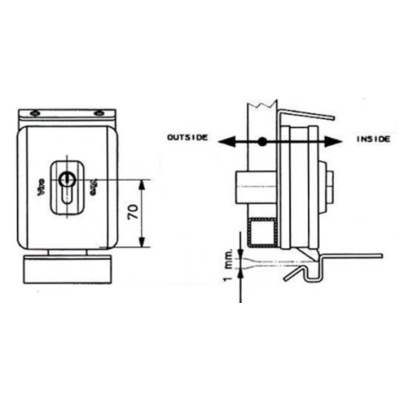 Замок электромеханический NICE PLA10, изображение 3