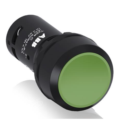 Кнопка CP1-10G-10 зеленая без фиксации 1HO