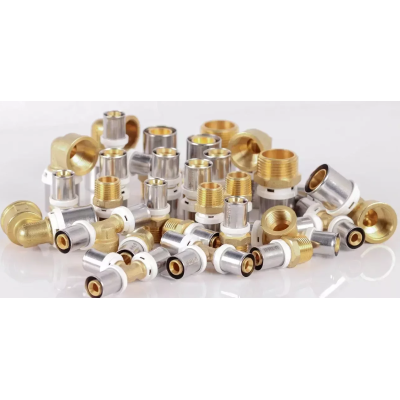 Соединитель пресс латунь RIIFO Omni 32-32, изображение 3