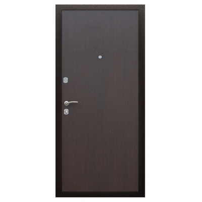 Стальная дверь "Стандарт". Заказная модель., Цвет с внутренней стороны: венге, Размер блока: 880х2050, Сторона открывания: левая (петли слева), изображение 2