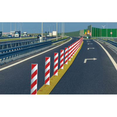 Делиниатор дорожный Arec из композитного материала ДЛ-1000 (сепаратор). Средней элемент., изображение 6