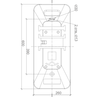 Делиниатор дорожный Arec из композитного материала ДЛ600, изображение 6