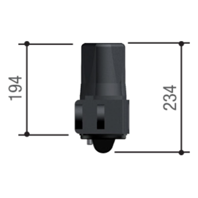 KR310D привод 230 В линейный CAME, самоблокирующийся для правой створки, изображение 4
