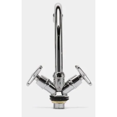 Смеситель для мойки латунь aQuaDv, керамическая кран-букса, металлическая гайка Артикул 003-01 brass, Варианты: смеситель 003-01 brass, изображение 2