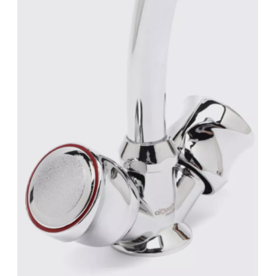 Смеситель для мойки атунь aQuaDv, керамическая кран-букса, шпиль Арт brass 002-01, Варианты: смеситель brass 002-01, изображение 3