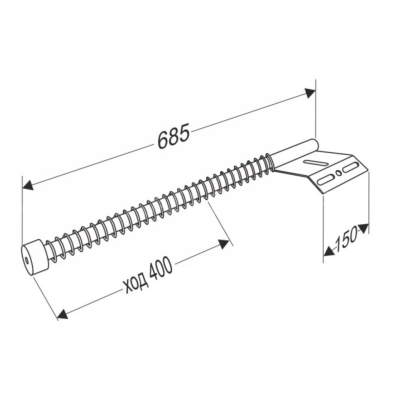 Амортизатор пружинный ZAIGER 25041, изображение 2