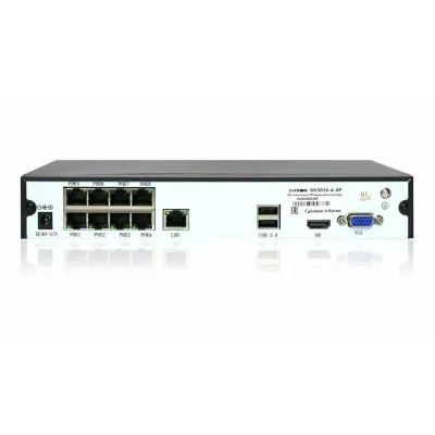 Сетевой IP видеорегистратор Cyfron NV3016-8P, 5Мп, 16 каналов, 1 HDD, PoE, изображение 2 от магазина Брами Маркет Сетевой IP видеорегистратор Cyfron NV3016-8P, 5Мп, 16 каналов, 1 HDD, PoE, изображение 2