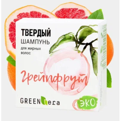 Green Era твердый шампунь Грейпфрут для жирных волос, 55 г, изображение 2