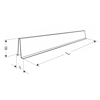 Усиливающий омега-профиль ZAIGER для секционных ворот, изображение 3