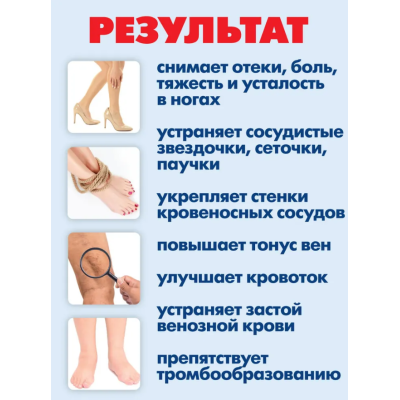 Акулья сила - акулий жир+троксерутин конский каштан кора ивы гель-бальзам для ног 100 мл, изображение 6